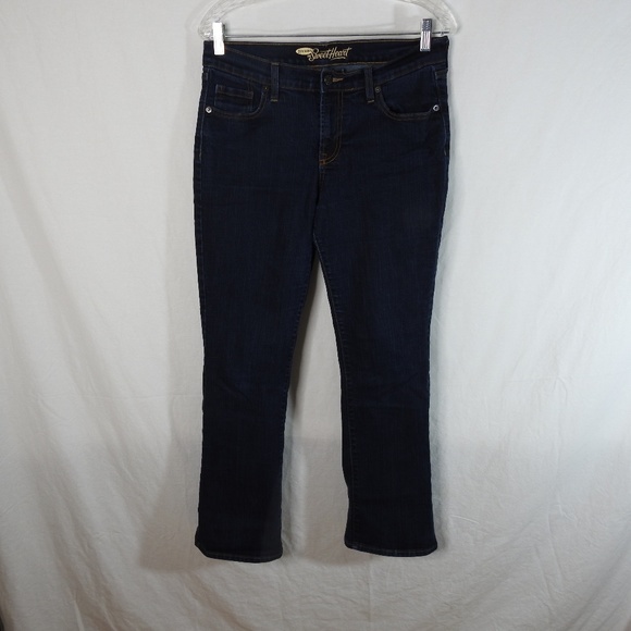 Old Navy Denim - Old Navy Sweetheart Dark Wash Jeans Size 8
